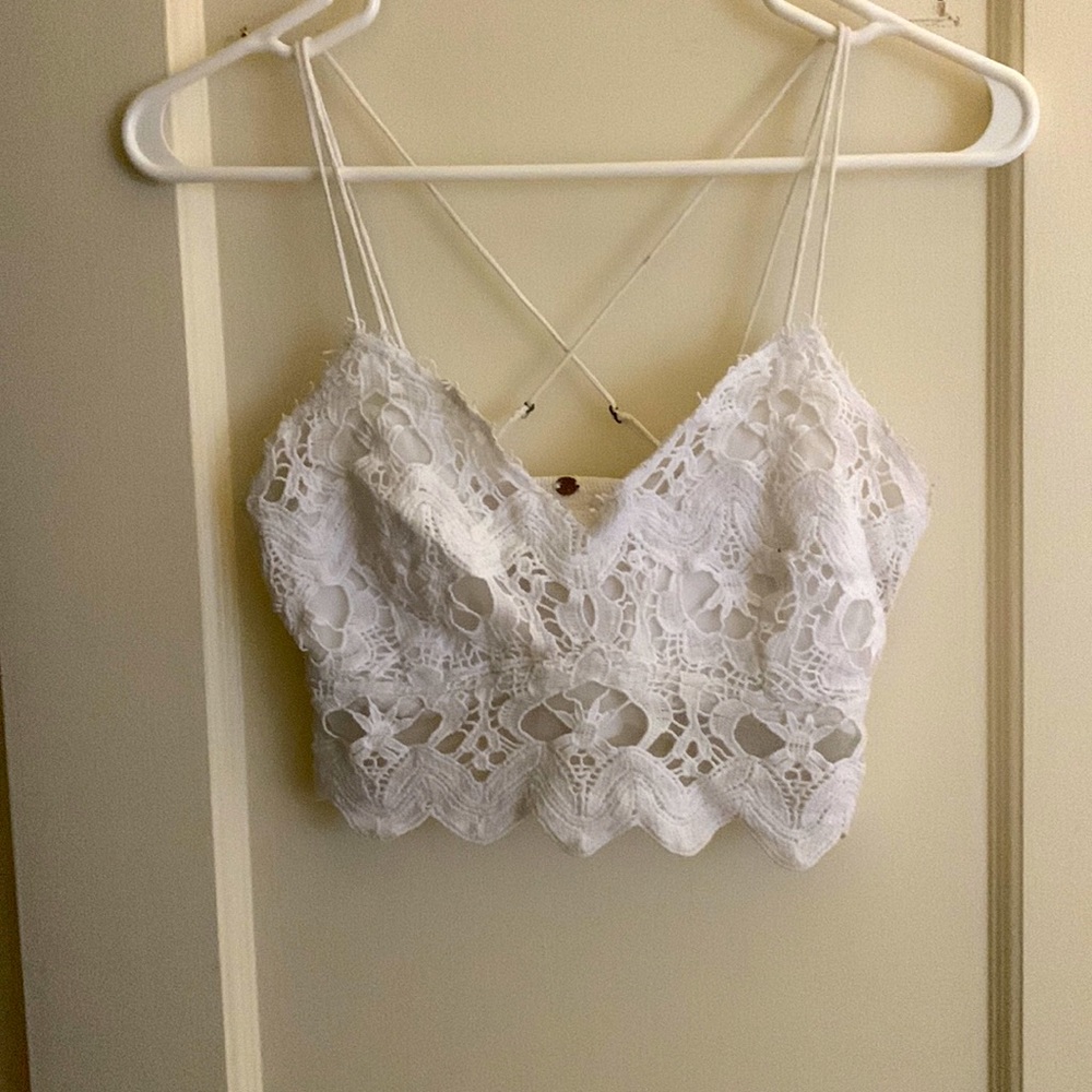 Free People white bralette